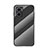 Coque Rebord Contour Silicone et Vitre Miroir Housse Etui Degrade Arc en Ciel LS2 pour Xiaomi Redmi 10 5G Noir