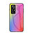 Coque Rebord Contour Silicone et Vitre Miroir Housse Etui Degrade Arc en Ciel LS2 pour Xiaomi Redmi K50 Ultra 5G Petit