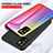 Coque Rebord Contour Silicone et Vitre Miroir Housse Etui Degrade Arc en Ciel LS2 pour Xiaomi Redmi Note 10T 5G Petit