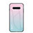 Coque Rebord Contour Silicone et Vitre Miroir Housse Etui Degrade Arc en Ciel LS3 pour Xiaomi Black Shark 4 5G Cyan