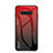 Coque Rebord Contour Silicone et Vitre Miroir Housse Etui Degrade Arc en Ciel LS3 pour Xiaomi Black Shark 4 Pro 5G Rouge