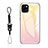 Coque Rebord Contour Silicone et Vitre Miroir Housse Etui Degrade Arc en Ciel M01 pour Apple iPhone 13 Petit