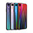 Coque Rebord Contour Silicone et Vitre Miroir Housse Etui Degrade Arc en Ciel M01 pour Apple iPhone XR Petit