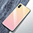 Coque Rebord Contour Silicone et Vitre Miroir Housse Etui Degrade Arc en Ciel M01 pour Apple iPhone Xs Rose