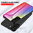 Coque Rebord Contour Silicone et Vitre Miroir Housse Etui Degrade Arc en Ciel M01 pour Samsung Galaxy S21 5G Petit