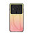 Coque Rebord Contour Silicone et Vitre Miroir Housse Etui Degrade Arc en Ciel M01 pour Xiaomi Mi 12S Ultra 5G Orange