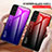 Coque Rebord Contour Silicone et Vitre Miroir Housse Etui Degrade Arc en Ciel M02 pour Samsung Galaxy S21 Plus 5G Petit