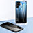 Coque Rebord Contour Silicone et Vitre Miroir Housse Etui Degrade Arc en Ciel M02 pour Samsung Galaxy S22 Ultra 5G Petit