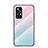 Coque Rebord Contour Silicone et Vitre Miroir Housse Etui Degrade Arc en Ciel M02 pour Xiaomi Mi 12 5G Rose