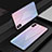 Coque Rebord Contour Silicone et Vitre Miroir Housse Etui Degrade Arc en Ciel pour Apple iPhone X Rose