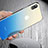 Coque Rebord Contour Silicone et Vitre Miroir Housse Etui Degrade Arc en Ciel pour Apple iPhone XR Petit