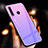 Coque Rebord Contour Silicone et Vitre Miroir Housse Etui Degrade Arc en Ciel pour Huawei Honor 20i Violet