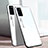 Coque Rebord Contour Silicone et Vitre Miroir Housse Etui Degrade Arc en Ciel pour Huawei Honor V30 Pro 5G Blanc