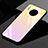 Coque Rebord Contour Silicone et Vitre Miroir Housse Etui Degrade Arc en Ciel pour Huawei Mate 30 Or