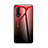 Coque Rebord Contour Silicone et Vitre Miroir Housse Etui Degrade Arc en Ciel pour Huawei Nova 6 5G Rouge