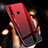 Coque Rebord Contour Silicone et Vitre Miroir Housse Etui Degrade Arc en Ciel pour Huawei P Smart+ Plus (2019) Rouge