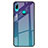 Coque Rebord Contour Silicone et Vitre Miroir Housse Etui Degrade Arc en Ciel pour Huawei P Smart Z Petit