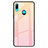 Coque Rebord Contour Silicone et Vitre Miroir Housse Etui Degrade Arc en Ciel pour Huawei P Smart Z Rose