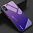 Coque Rebord Contour Silicone et Vitre Miroir Housse Etui Degrade Arc en Ciel pour Nothing Phone 1 Violet