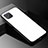 Coque Rebord Contour Silicone et Vitre Miroir Housse Etui Degrade Arc en Ciel pour Oppo Reno4 Z 5G Blanc