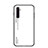 Coque Rebord Contour Silicone et Vitre Miroir Housse Etui Degrade Arc en Ciel pour Realme 6 Blanc