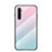 Coque Rebord Contour Silicone et Vitre Miroir Housse Etui Degrade Arc en Ciel pour Realme 6 Petit