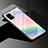 Coque Rebord Contour Silicone et Vitre Miroir Housse Etui Degrade Arc en Ciel pour Samsung Galaxy A51 5G Colorful