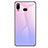 Coque Rebord Contour Silicone et Vitre Miroir Housse Etui Degrade Arc en Ciel pour Samsung Galaxy A6s Violet