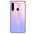 Coque Rebord Contour Silicone et Vitre Miroir Housse Etui Degrade Arc en Ciel pour Samsung Galaxy A9s Violet