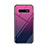 Coque Rebord Contour Silicone et Vitre Miroir Housse Etui Degrade Arc en Ciel pour Samsung Galaxy S10 5G Violet