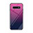 Coque Rebord Contour Silicone et Vitre Miroir Housse Etui Degrade Arc en Ciel pour Samsung Galaxy S10 Plus Violet