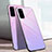 Coque Rebord Contour Silicone et Vitre Miroir Housse Etui Degrade Arc en Ciel pour Samsung Galaxy S20 5G Rose