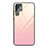 Coque Rebord Contour Silicone et Vitre Miroir Housse Etui Degrade Arc en Ciel pour Samsung Galaxy S21 Ultra 5G Petit