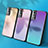 Coque Rebord Contour Silicone et Vitre Miroir Housse Etui Degrade Arc en Ciel pour Samsung Galaxy S23 Plus 5G Petit