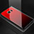 Coque Rebord Contour Silicone et Vitre Miroir Housse Etui Degrade Arc en Ciel pour Samsung Galaxy S7 Edge G935F Rouge