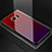 Coque Rebord Contour Silicone et Vitre Miroir Housse Etui Degrade Arc en Ciel pour Samsung Galaxy S7 Edge G935F Rouge et Noir