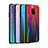 Coque Rebord Contour Silicone et Vitre Miroir Housse Etui Degrade Arc en Ciel pour Samsung Galaxy S9 Petit