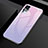 Coque Rebord Contour Silicone et Vitre Miroir Housse Etui Degrade Arc en Ciel pour Vivo X50 Pro 5G Petit