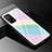 Coque Rebord Contour Silicone et Vitre Miroir Housse Etui Degrade Arc en Ciel pour Xiaomi Mi 10T Pro 5G Colorful