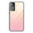 Coque Rebord Contour Silicone et Vitre Miroir Housse Etui Degrade Arc en Ciel pour Xiaomi Mi 12 5G Rose