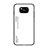 Coque Rebord Contour Silicone et Vitre Miroir Housse Etui Degrade Arc en Ciel pour Xiaomi Poco X3 Blanc