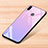 Coque Rebord Contour Silicone et Vitre Miroir Housse Etui Degrade Arc en Ciel pour Xiaomi Redmi Note 7 Pro Rose