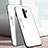 Coque Rebord Contour Silicone et Vitre Miroir Housse Etui Degrade Arc en Ciel pour Xiaomi Redmi Note 8 Pro Blanc