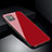 Coque Rebord Contour Silicone et Vitre Miroir Housse Etui M01 pour Apple iPhone 11 Rouge