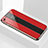 Coque Rebord Contour Silicone et Vitre Miroir Housse Etui M01 pour Apple iPhone 6 Rouge