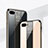 Coque Rebord Contour Silicone et Vitre Miroir Housse Etui M01 pour Apple iPhone 7 Plus Petit