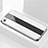 Coque Rebord Contour Silicone et Vitre Miroir Housse Etui M01 pour Apple iPhone SE (2020) Blanc