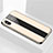 Coque Rebord Contour Silicone et Vitre Miroir Housse Etui M01 pour Apple iPhone X Or