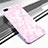 Coque Rebord Contour Silicone et Vitre Miroir Housse Etui M01 pour Oppo A5 Rose