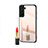 Coque Rebord Contour Silicone et Vitre Miroir Housse Etui M01 pour Samsung Galaxy S21 5G Or Rose